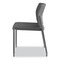 HON Accommodate Series 23.5 in. x 22.25 in. x 31.5 in. Guest Chair - Black Seat/Back/Textured Black Base (2/Carton)